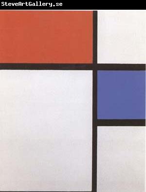 Piet Mondrian Composition No II Composition with Blue and Red (mk09)